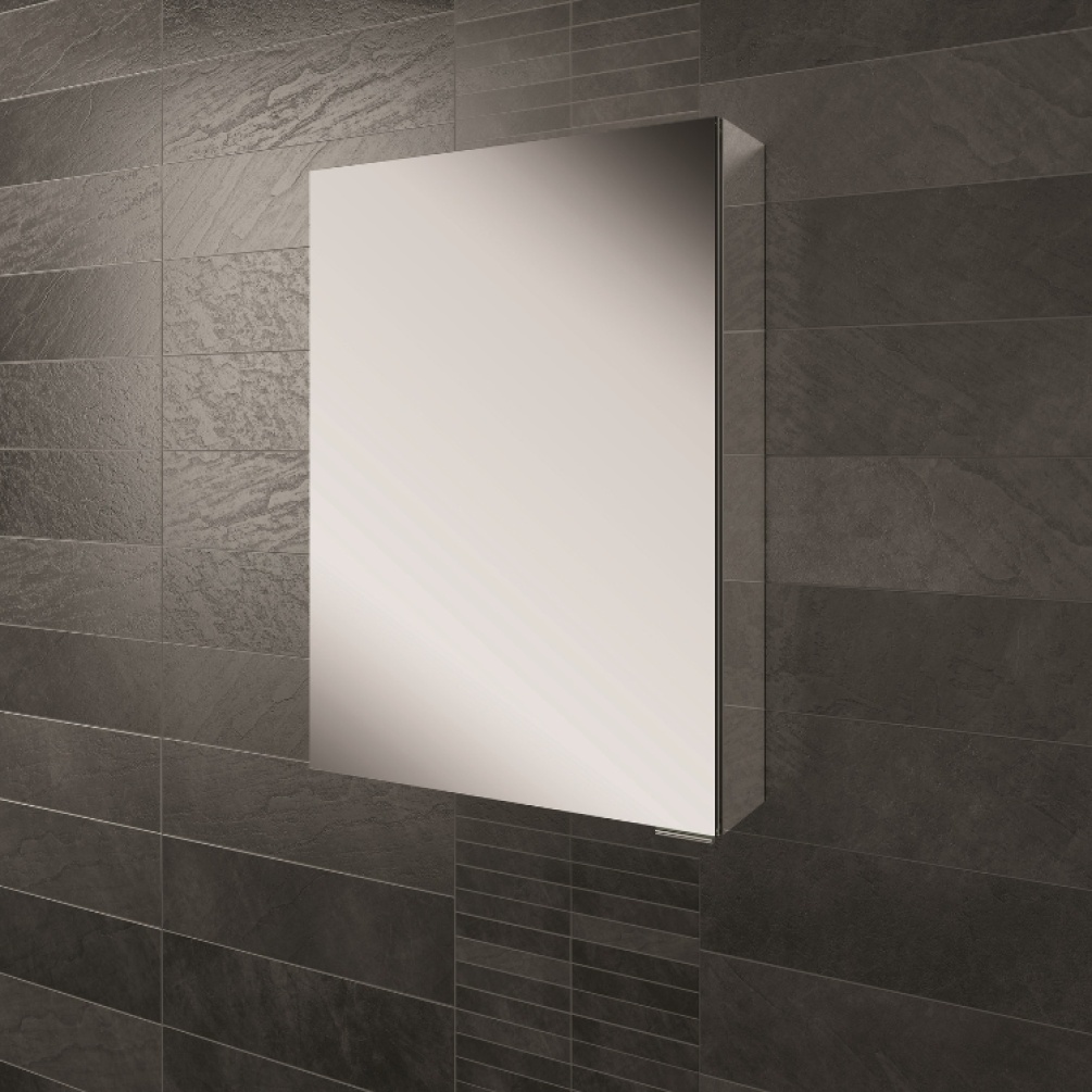 Close up product image of the HIB Eris 500mm Mirror Cabinet